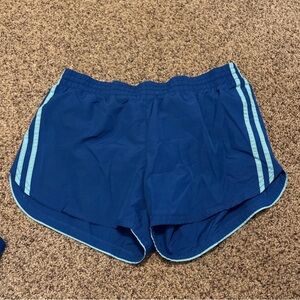Blue Women's Adidas Athletic Shorts